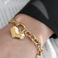 18K Gold Plated Waterproof Stainless Steel Chain Bracelet - 7363: S0OX3T7363