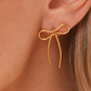18K Gold Plated Waterproof Stainless Steel Stud Earrings - 7771: S0OX3T7771