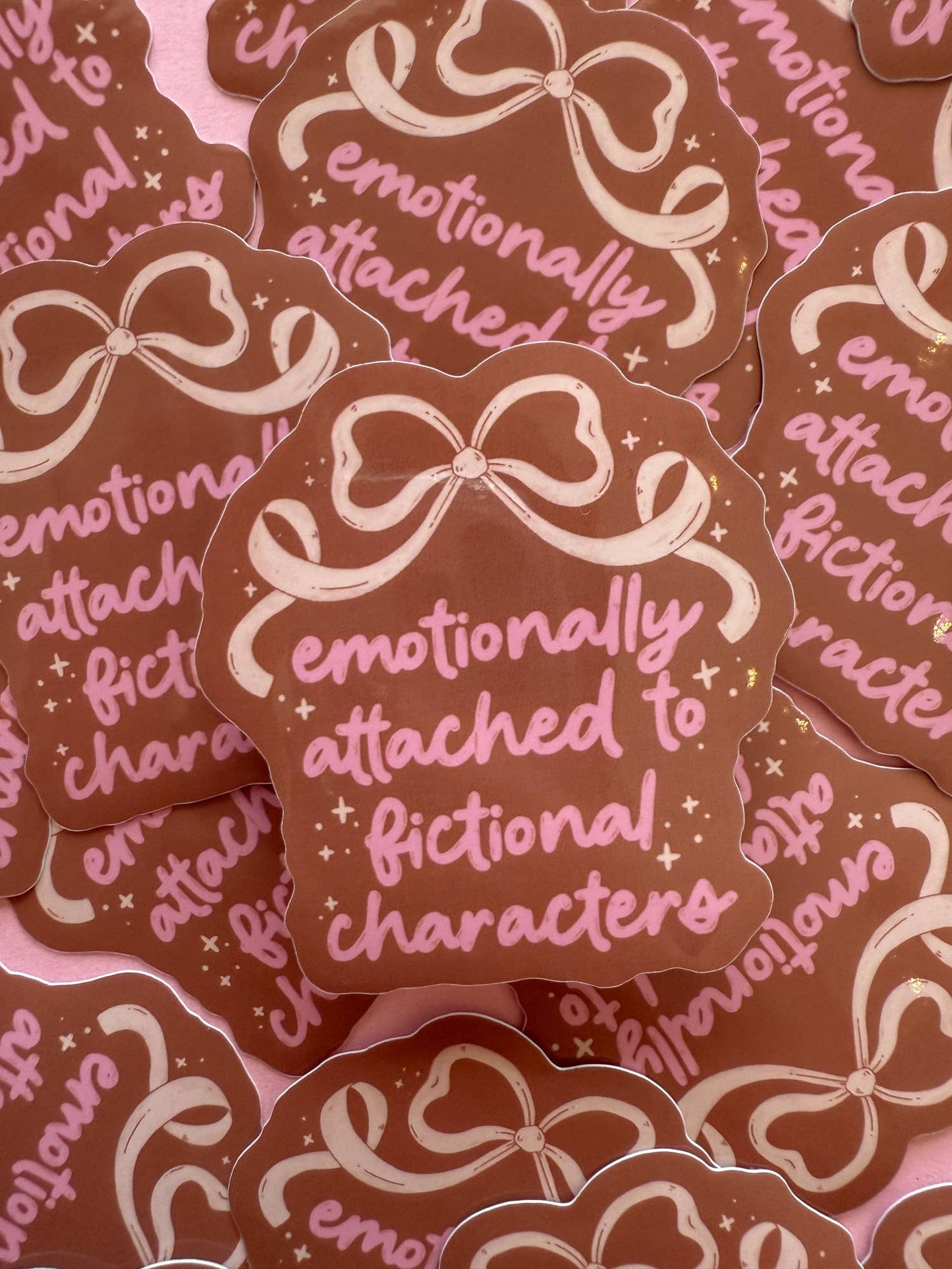 Emotionally Attached Bookish Sticker
