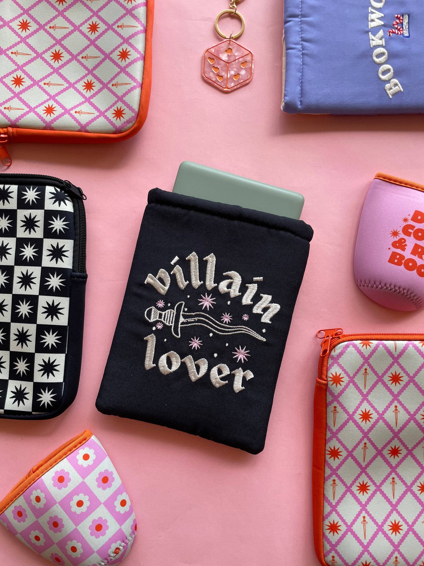 Villain Lover Embroidered Book Sleeve