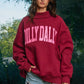 'DILLY DALLY' Mockneck Sweatshirt