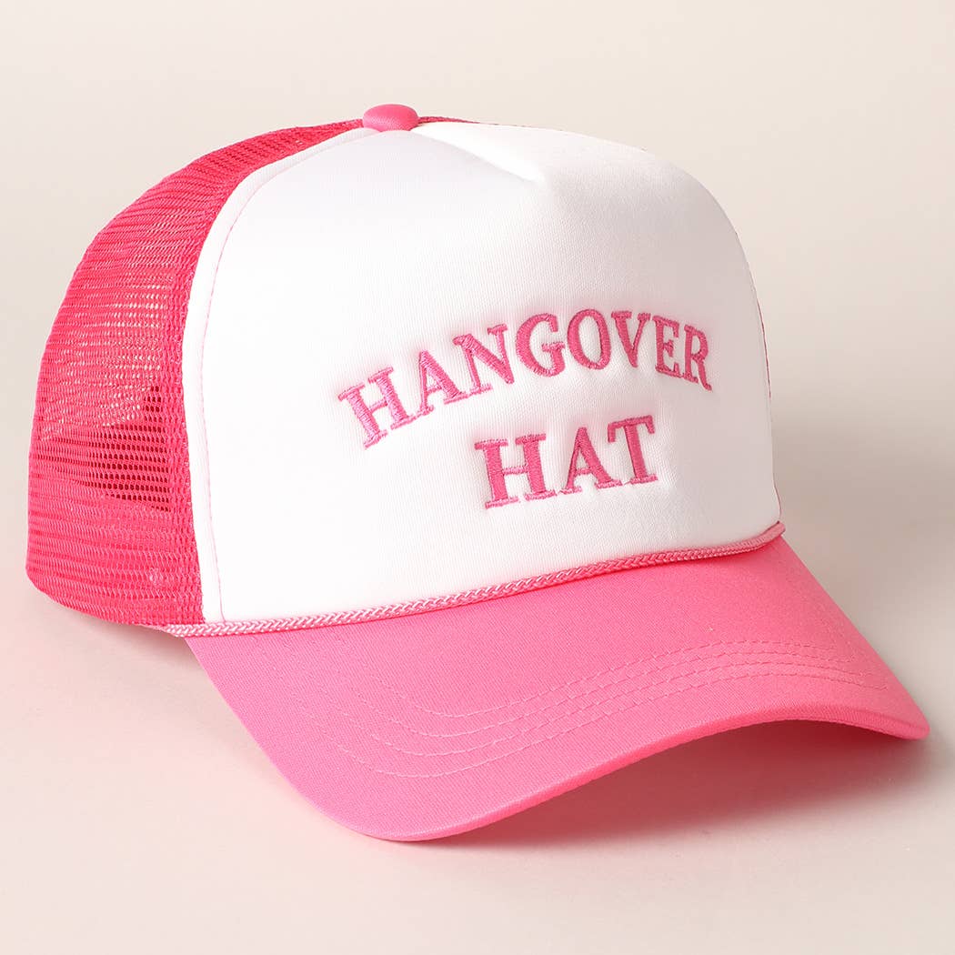 Hangover Embroidered Trucker Hat