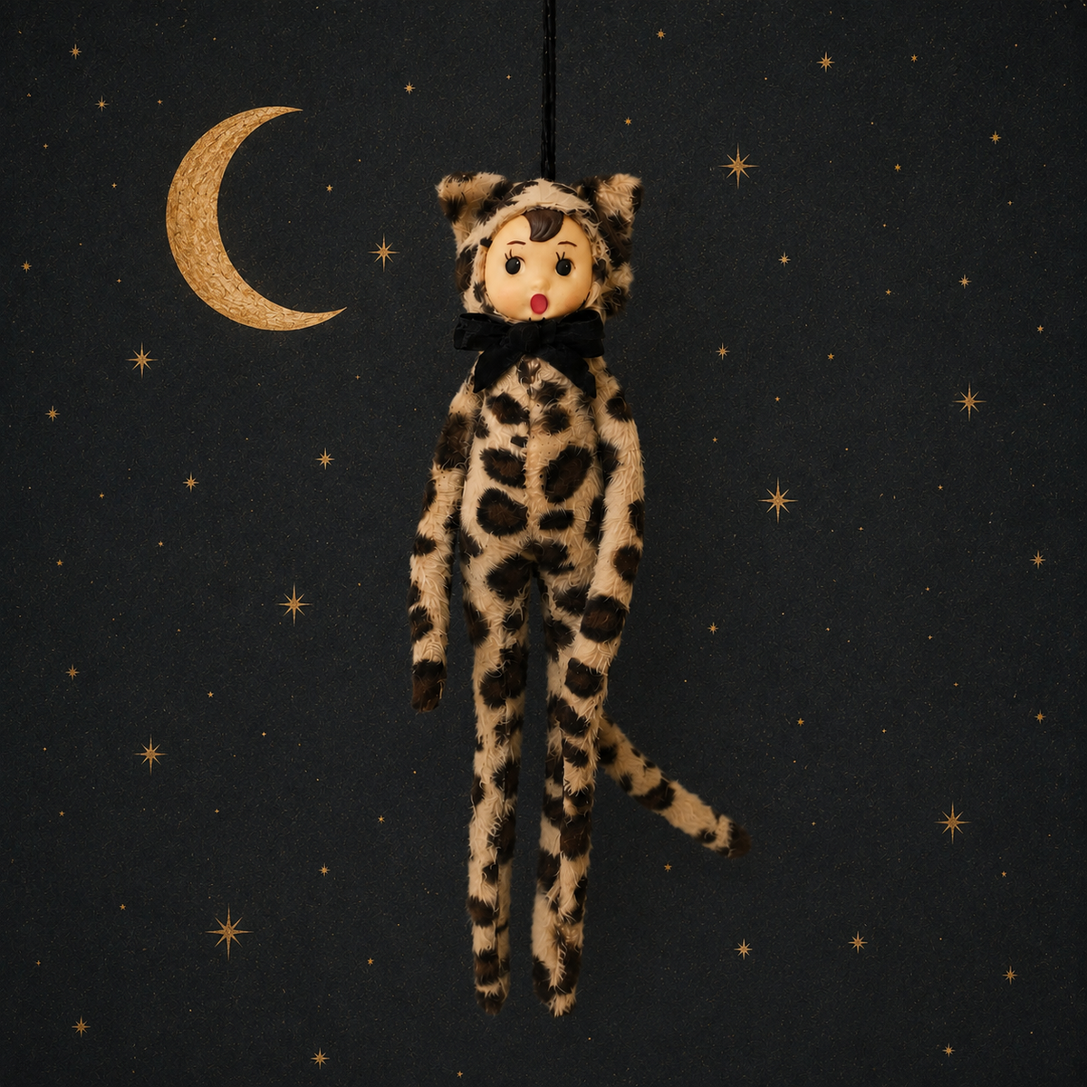 Sassy Sadie Spooky Sidekick | Halloween Elf Ornament