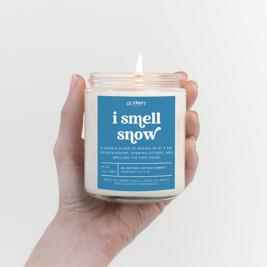 I Smell Snow Candle