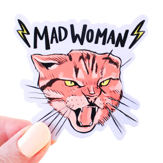 Mad Woman Sticker