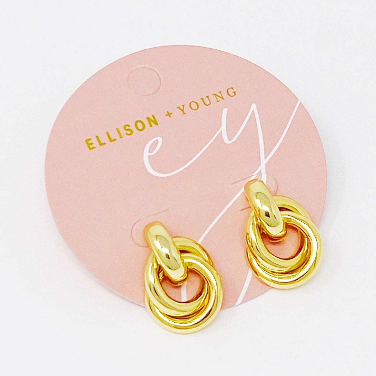Gold Knot Earrings