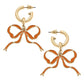 Texas Longhorns Bow Earrings