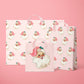 Retro Pink Santa Gift Bag: M