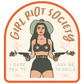 Girl Riot Society Die Cut Sticker - Angelina