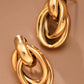 18K Gold Plated Waterproof Stainless Steel Stud Earrings - 7913: S0OX3T7913