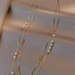 18K Gold Plated Waterproof Stainless Steel Chain Necklace - 6992: S0OX3T6992