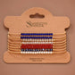 Patriotic Boho Layered Guitar String Bracelet Set - 8074: S0OX3T8074