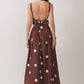 Polka Dot Maxi Skirt