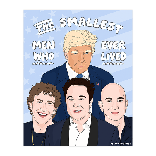 Smallest Men Who Ever Lived Sticker