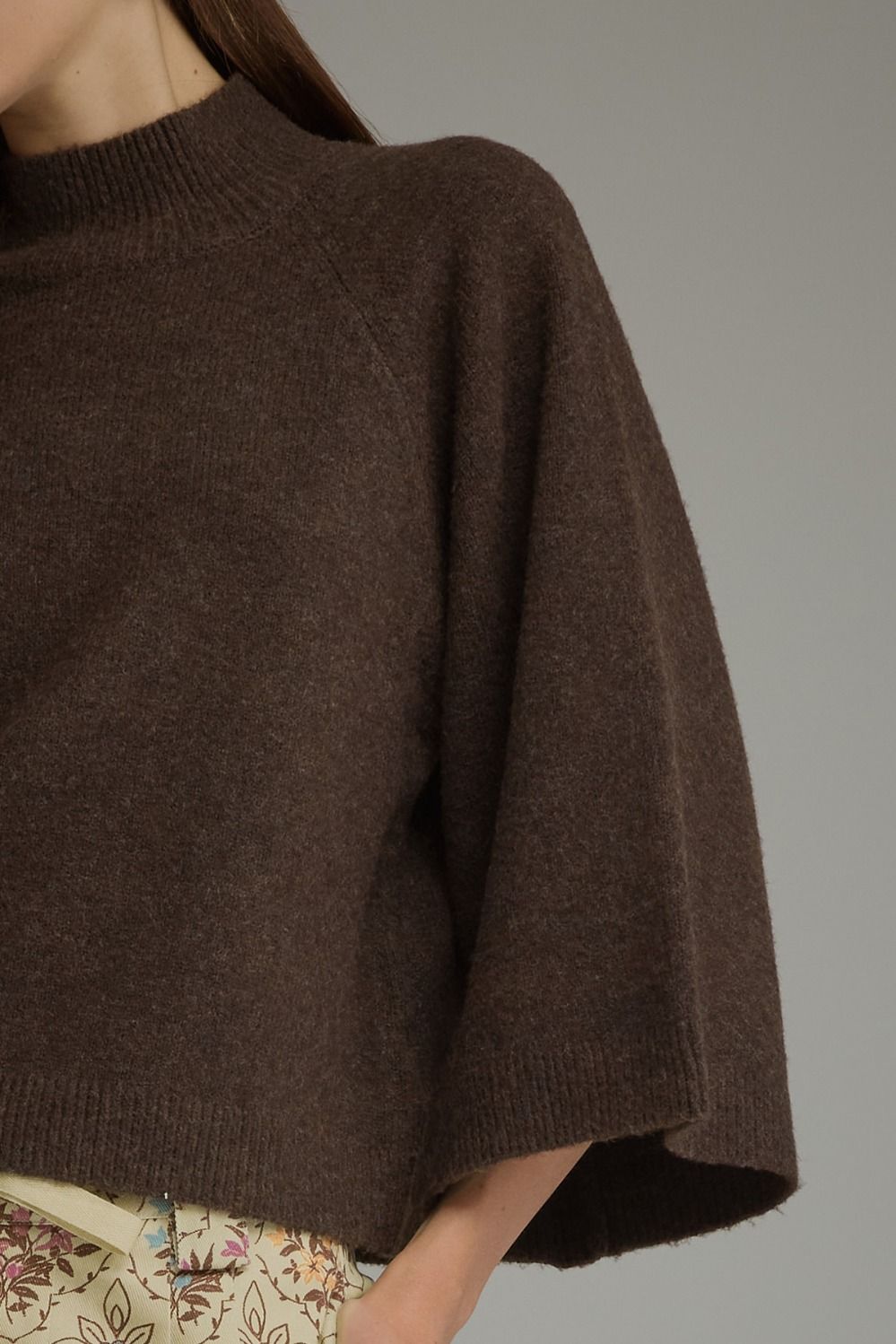 Knit Top Brown