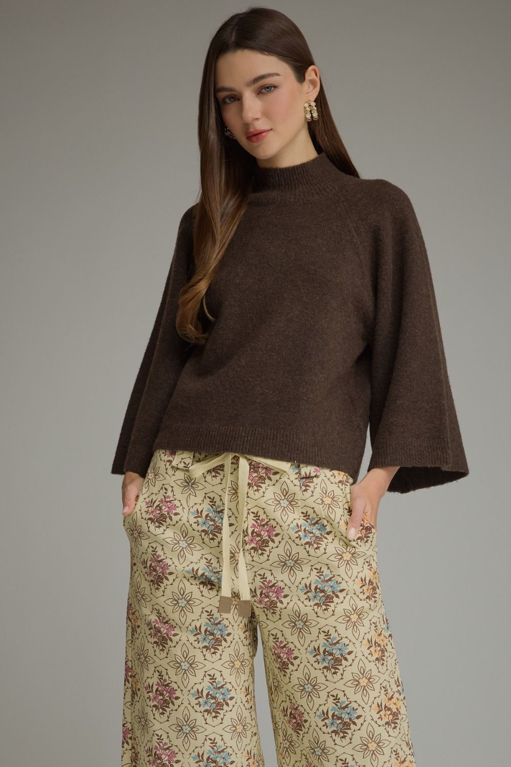 Knit Top Brown