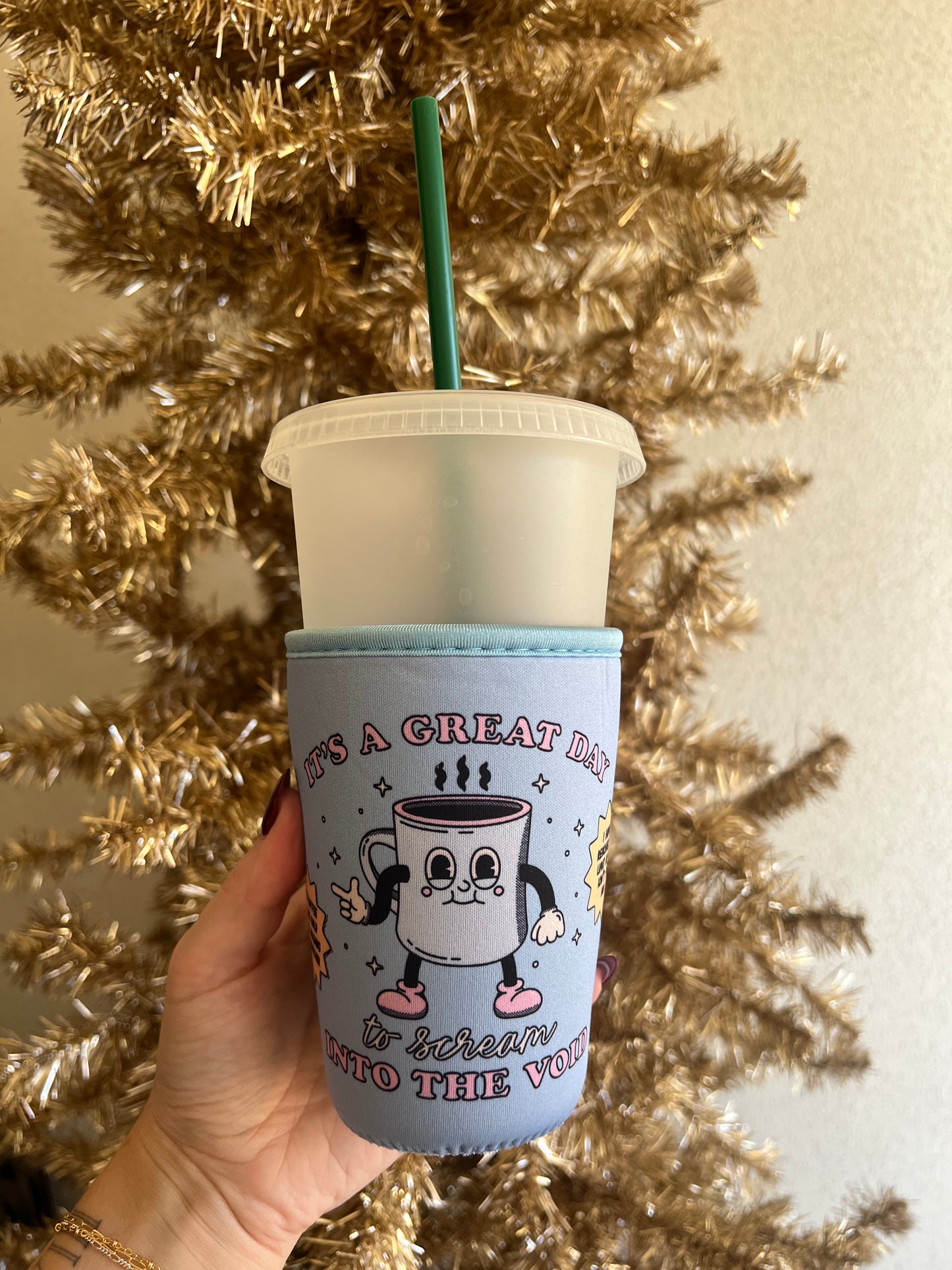 Scream into The Void Drink Sleeve