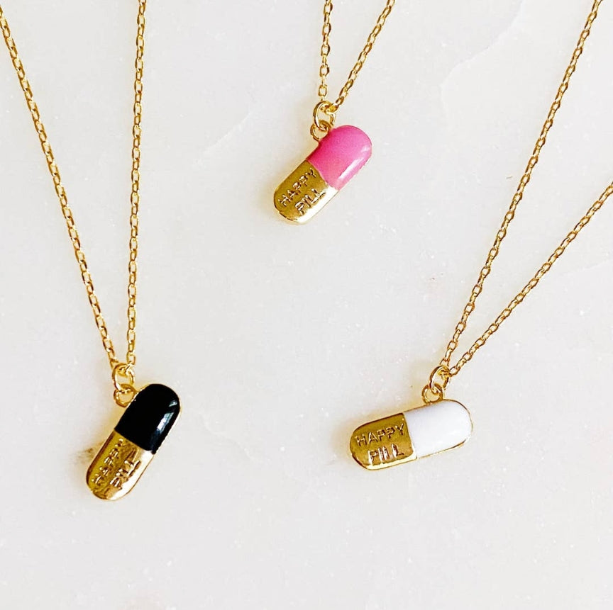 Happy Pill Necklace