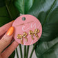Gold Ribbon Earrings