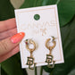 Baylor Bears Hoop Earrings