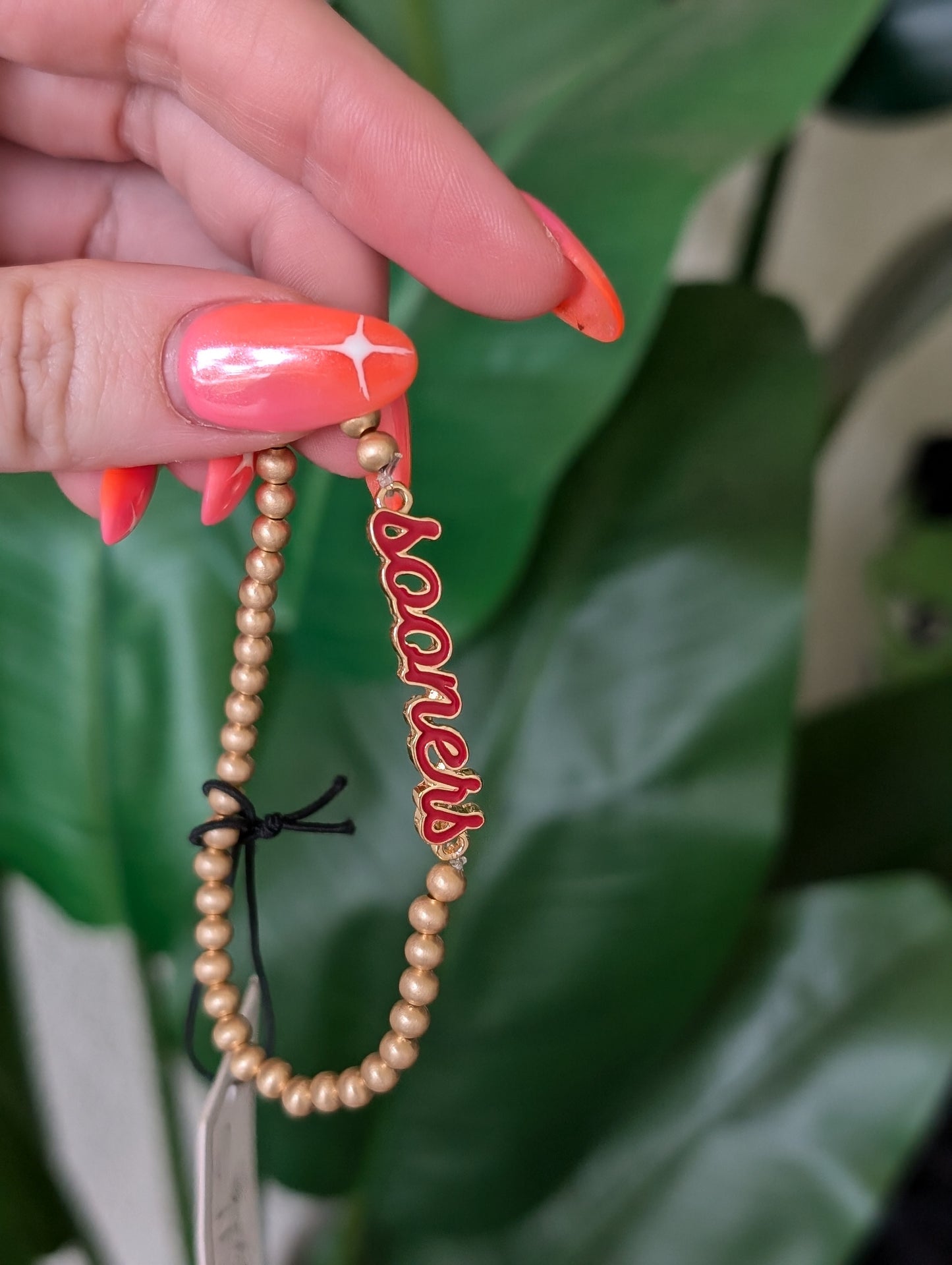 Oklahoma Sooners Script Bracelet