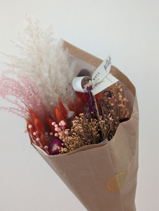 Large Terra Pink Dried Flower Bouquet