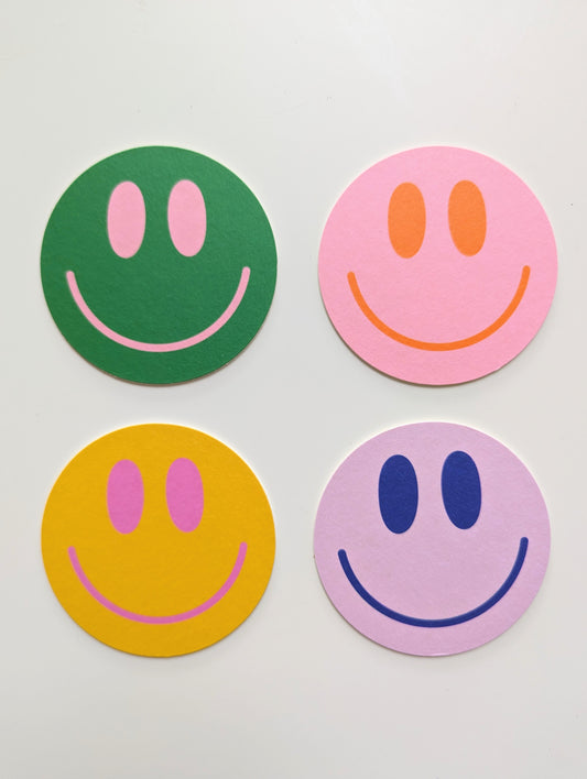 Smiley Face Coasters