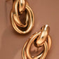 18K Gold Plated Waterproof Stainless Steel Stud Earrings - 7913: S0OX3T7913