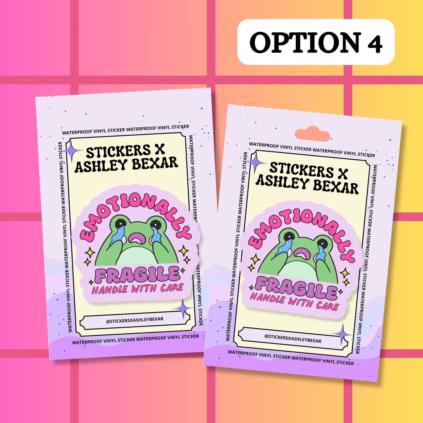 Funny Frog Mental Health Waterproof Vinyl Sticker: Matte / Done!