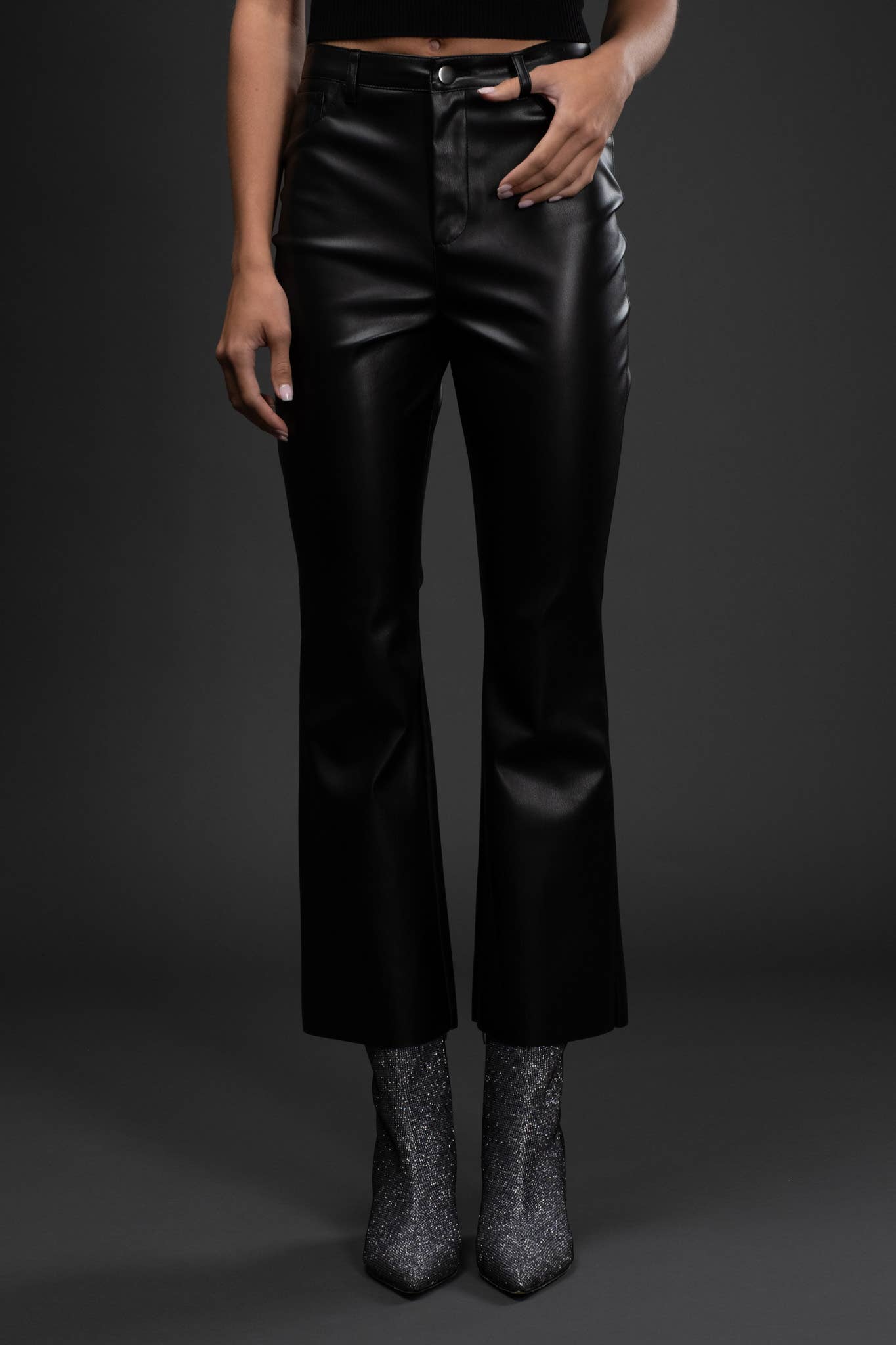Faux Leather Pants