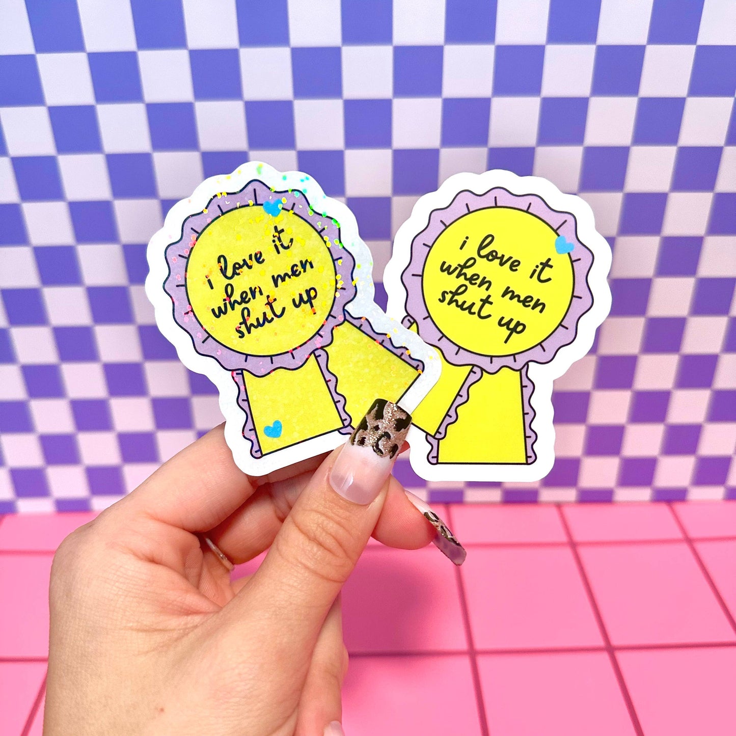 Feminist Liberal Women Empowerment Waterproof Vinyl Sticker: Matte / Done!