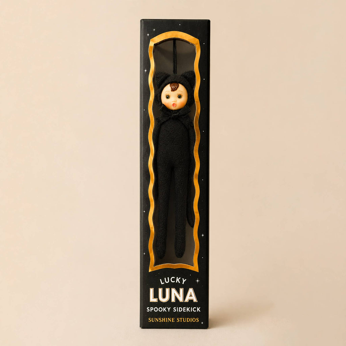 Lucky Luna Spooky Sidekick | Halloween Elf Ornament