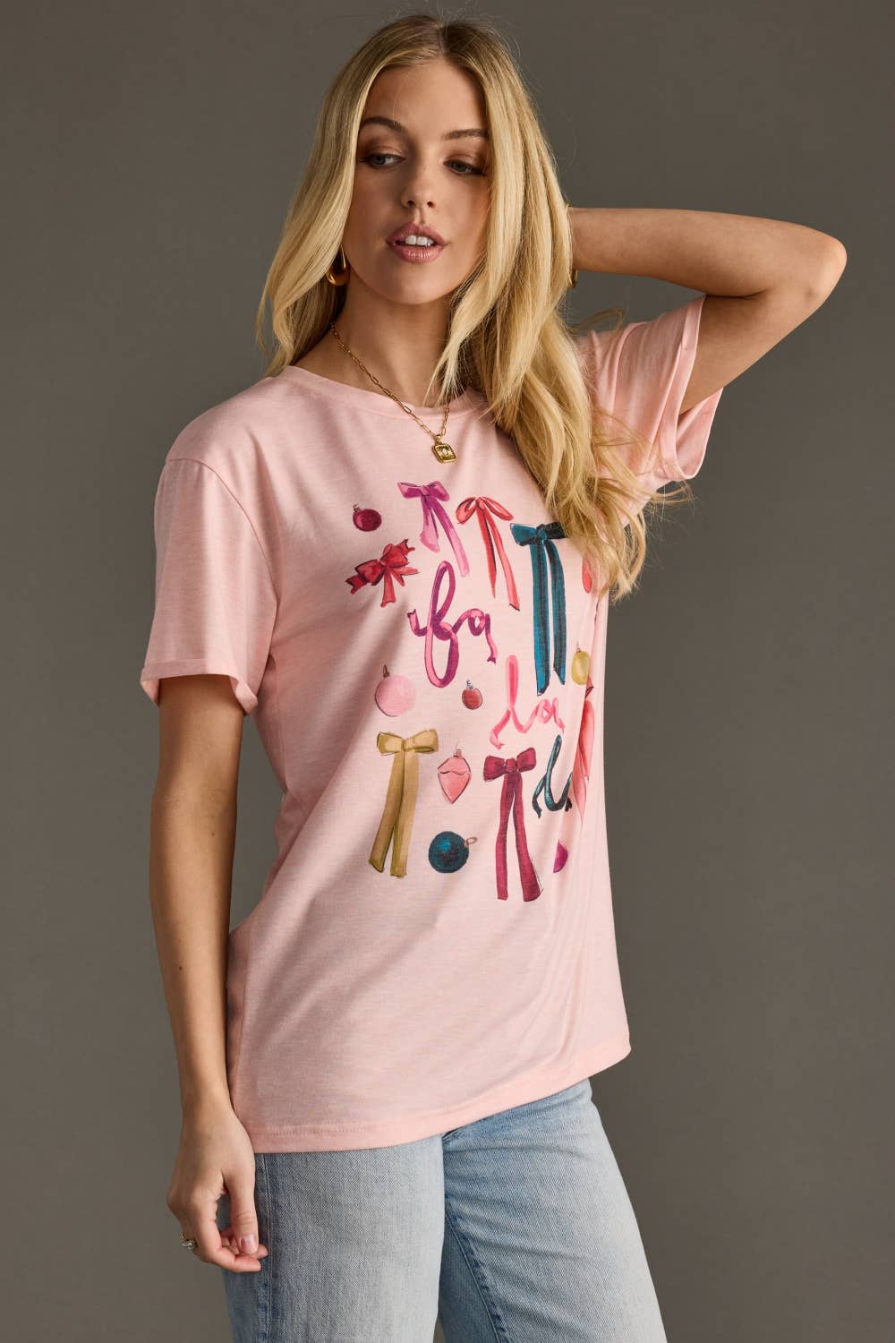Fa La La & Bows Tee