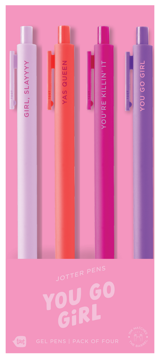 Jotter Sets 4 Pack You Go Girl