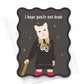 Wavy Die Cut TS Reputation Notecard