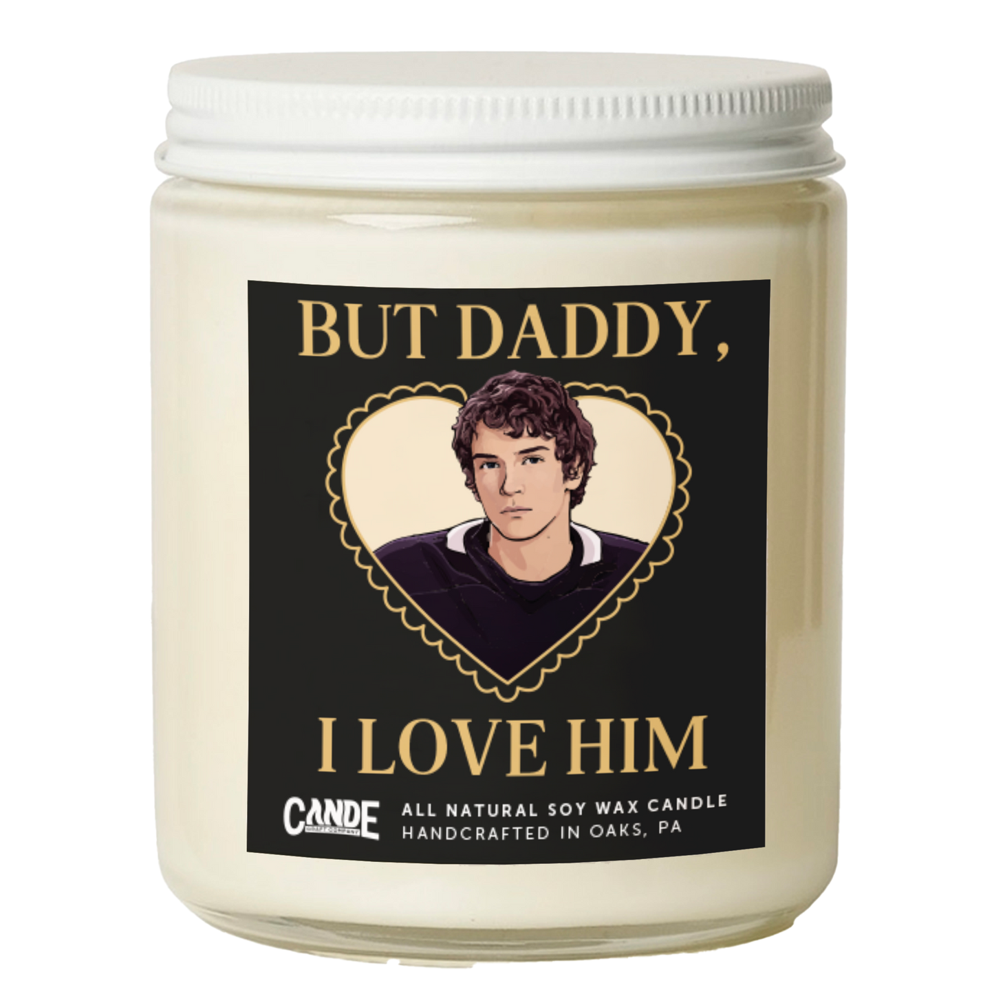 But Daddy, I Love Him Candle: Cashmere / Large