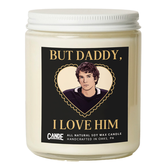 But Daddy, I Love Him Candle: Cashmere / Large