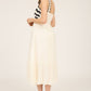 Scallop Midi Dress
