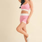 Pink Stripe Shorts Set