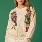 Sequin Nutcracker Sweater