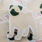 Pug Dog Vinyl Sticker