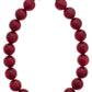 Marjorie Fall Beaded Necklace: Dark Green