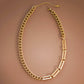 18K Gold Plated Waterproof Stainless Steel Chain Necklace - 6871: S0OX3T6871