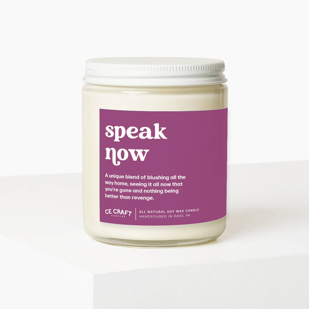 Speak Now Candle