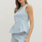 Gingham Set - Blue