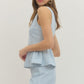 Gingham Set - Blue