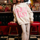 IT2594-SANTABABY | Reversible Mock Neck Sweatshirt: ASH GREY / S/M