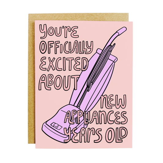 New Appliances Birthday Card