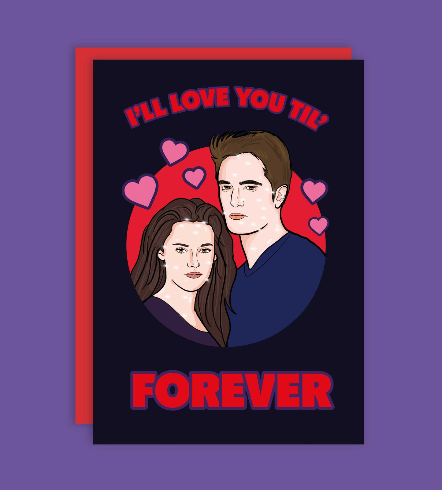 I'll love you til' forever  Greeting Card