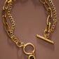 18K Gold Plated Waterproof Stainless Steel Chain Bracelet - 7560: S0OX3T7560